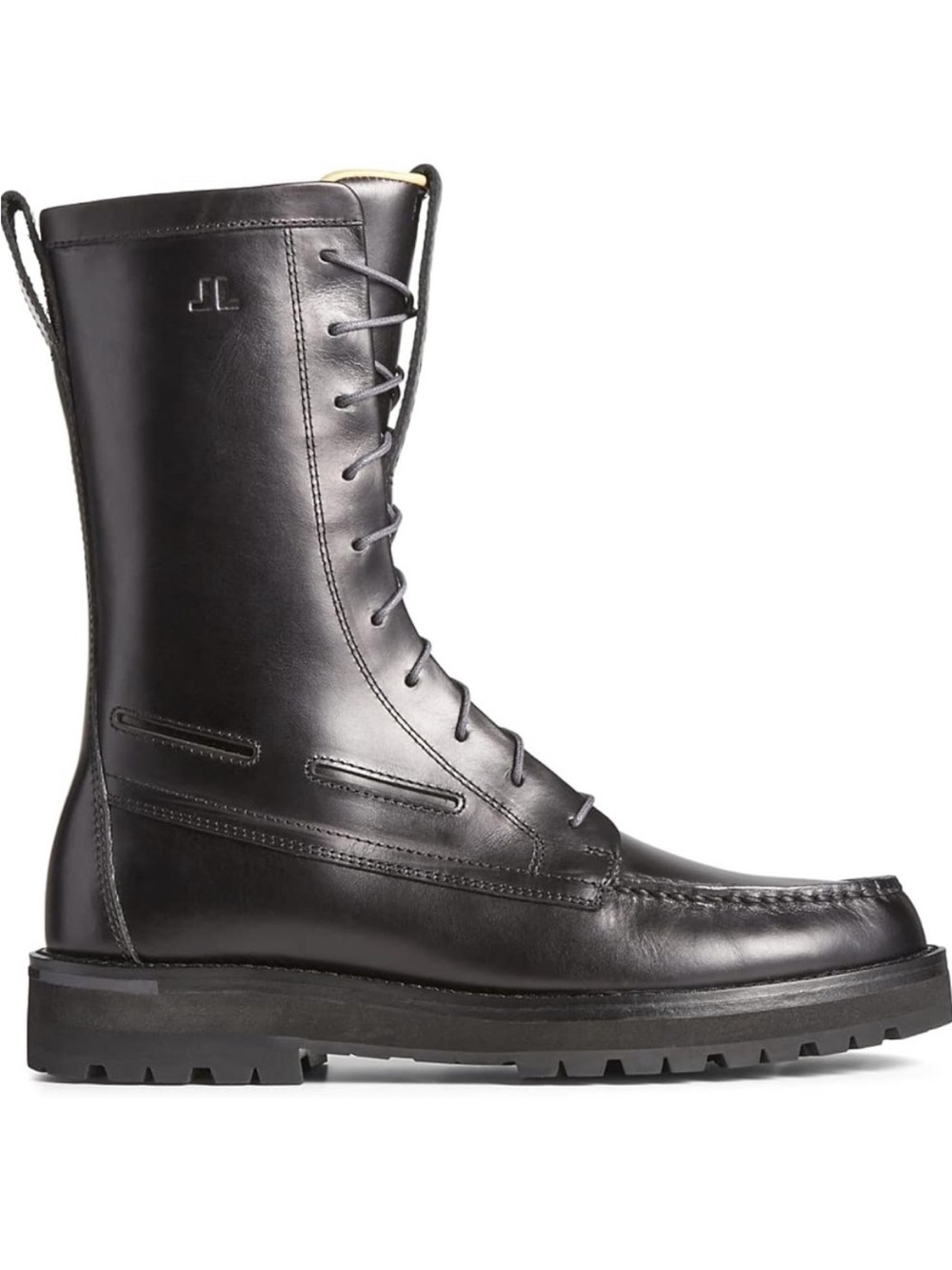 Sperry x John Legend Men's Tall Moc Toe Boots Sz 11 Black Streetwear Combat